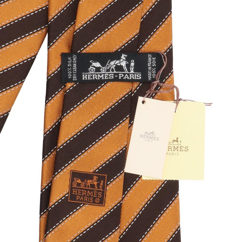 HERMES エルメス/ストライプシルクタイ/758775T-01//SAランク/91