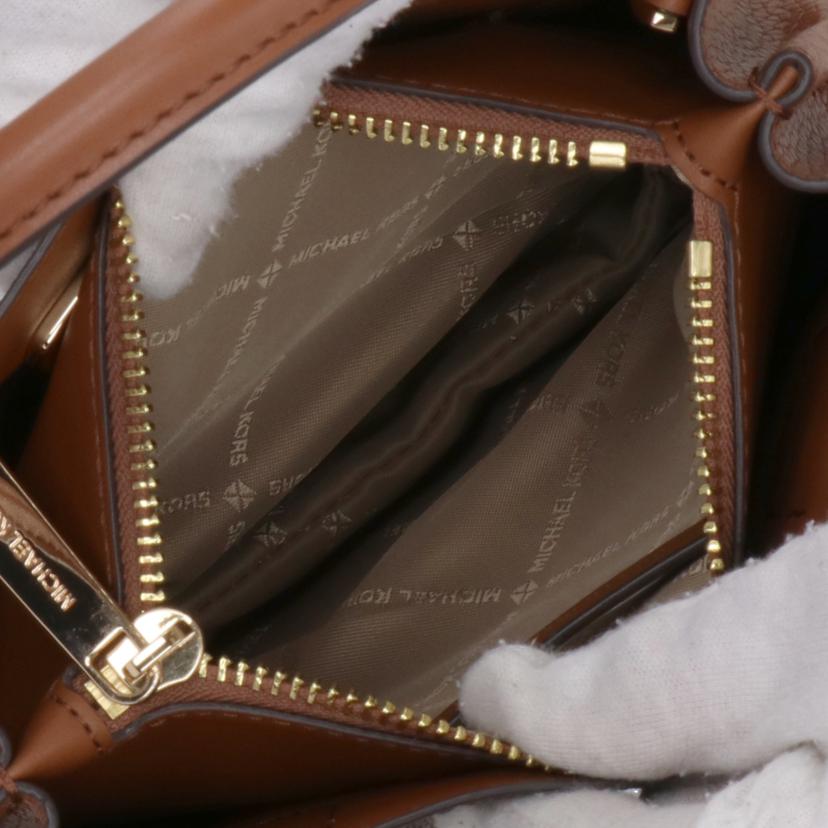 MICHAEL KORS マイケルコース/レザーMK柄2Wayハンド/ブラウン/35S1GM9M2B//ABランク/42