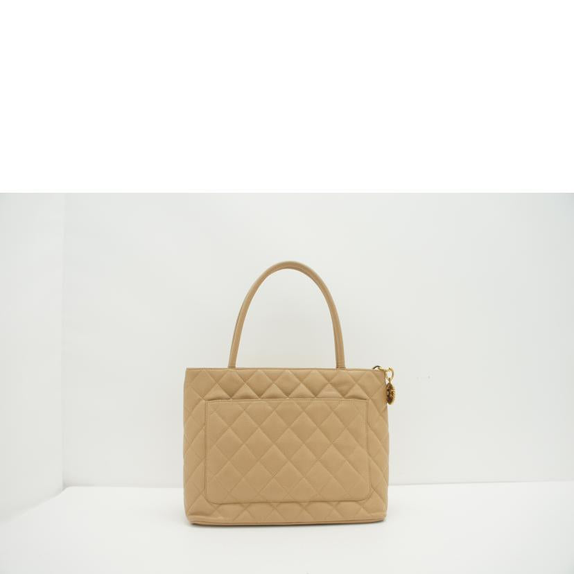 CHANEL シャネル/マトラッセキャビアスキン復刻トート/ベージュ//725****/ABランク/75