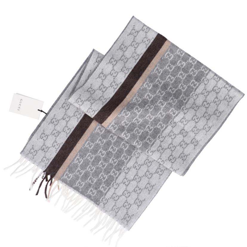 GUCCI グッチ/GG柄ウールマフラー/4G944//Aランク/75