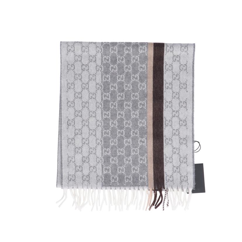 GUCCI グッチ/GG柄ウールマフラー/4G944//Aランク/75
