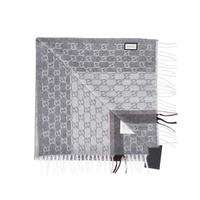 GUCCI グッチ/GG柄ウールマフラー/4G944//Aランク/75
