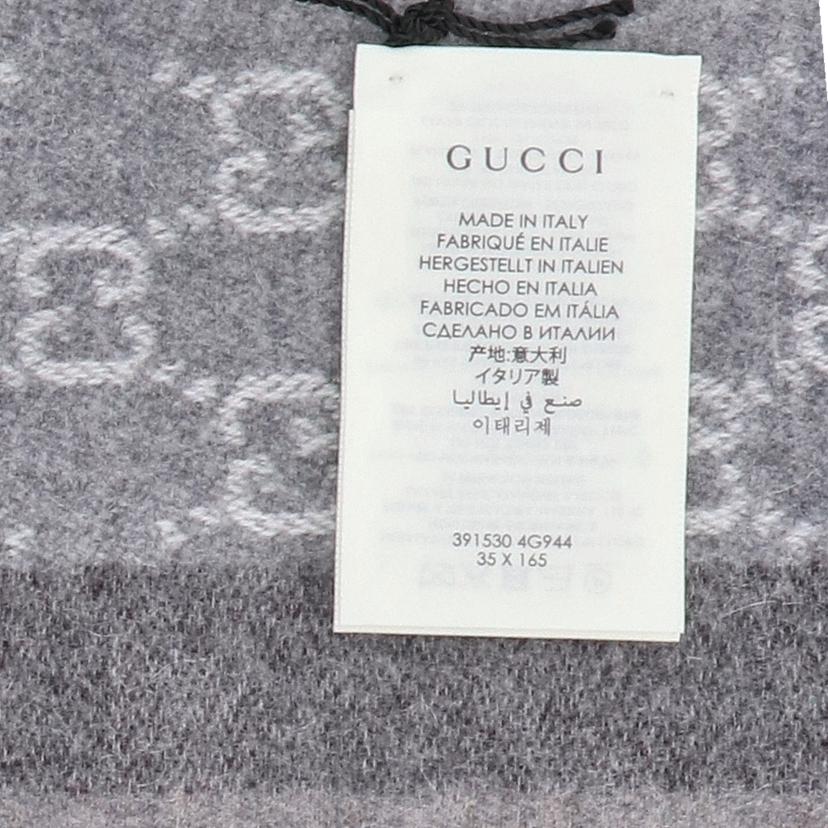 GUCCI グッチ/GG柄ウールマフラー/4G944//Aランク/75
