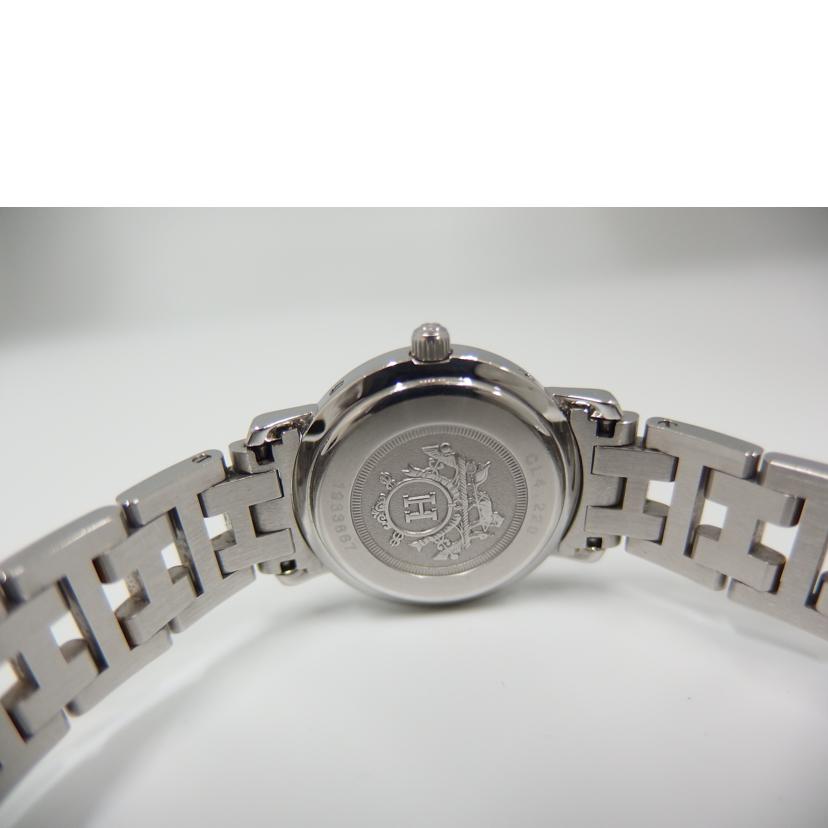 HERMES エルメス/クリッパーナクレ/シェル文字盤/クォーツ/CL4.220.212//193****/ABランク/82