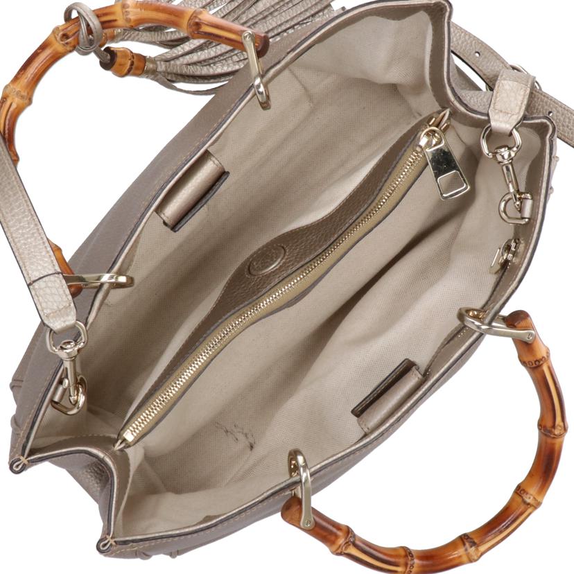 GUCCI グッチ/バンブーショッパーレザートートバッグ/323660//001***/ABランク/24