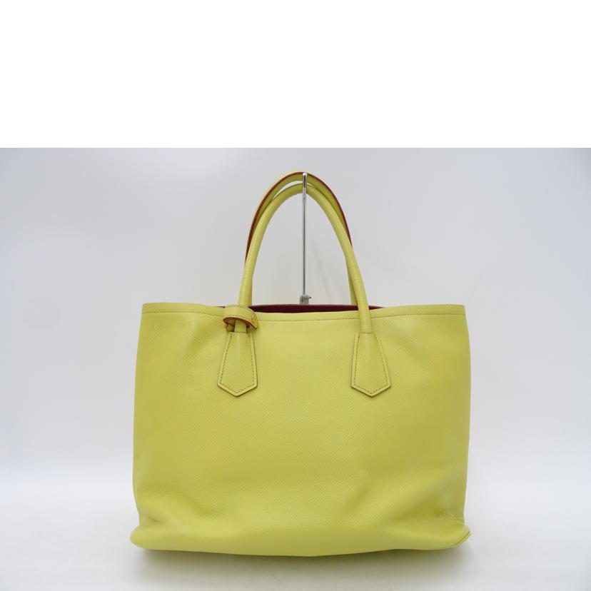 PRADA プラダ/サフィアーノトート/イエロー//25/Bランク/69