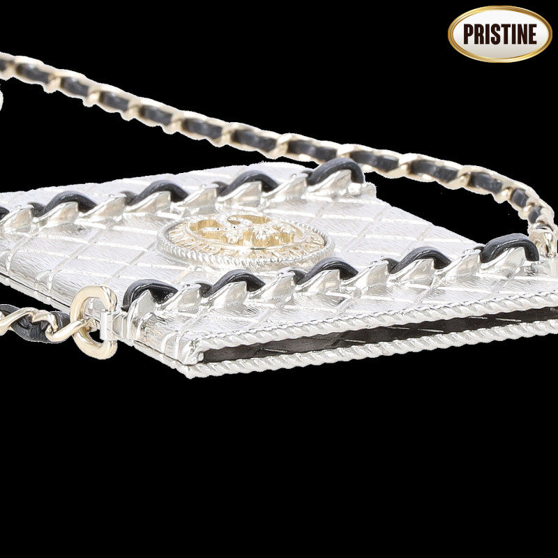 CHANEL シャネル/カードケースチェーンネックレス/シルバー/AB6710//SAランク/69