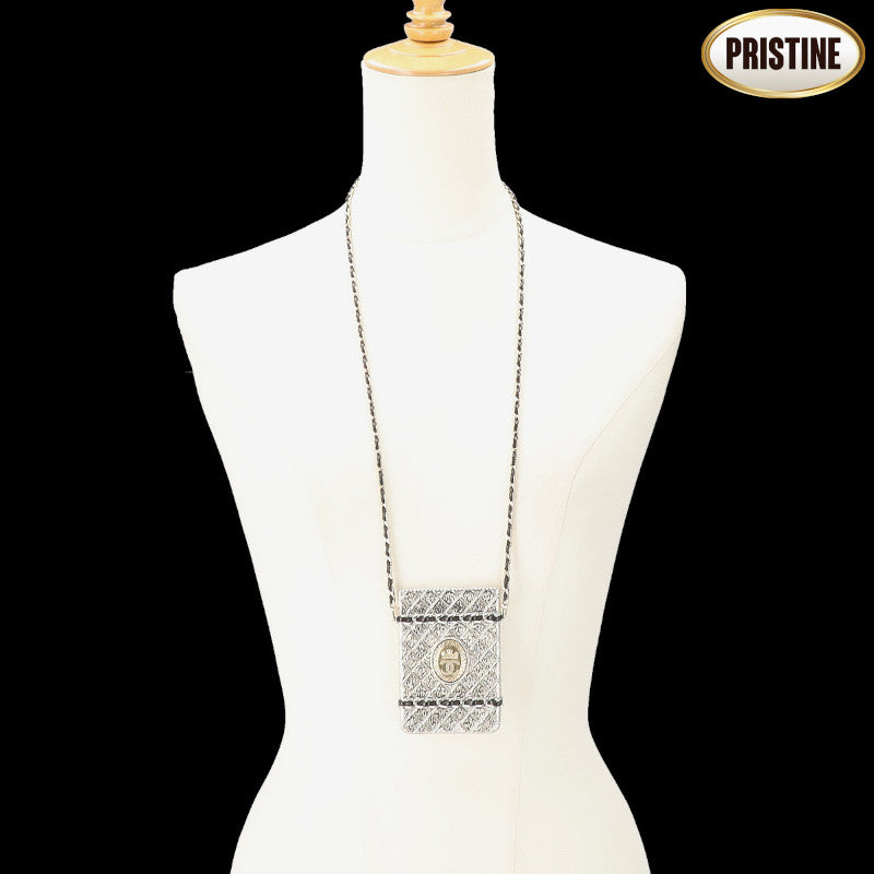 CHANEL シャネル/カードケースチェーンネックレス/シルバー/AB6710//SAランク/69