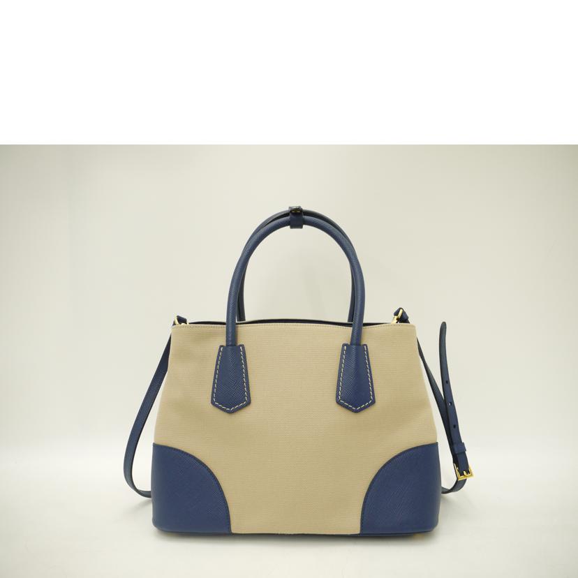 PRADA プラダ/カナパ2wayトート/バイカラー//158*****/Aランク/69