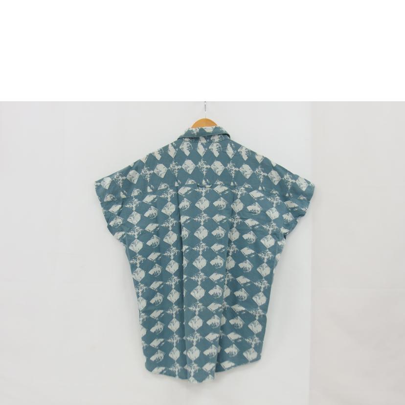Iroquois イロコイ/カジュアルシャツ/半袖/総柄/ブルー系//Bランク/04