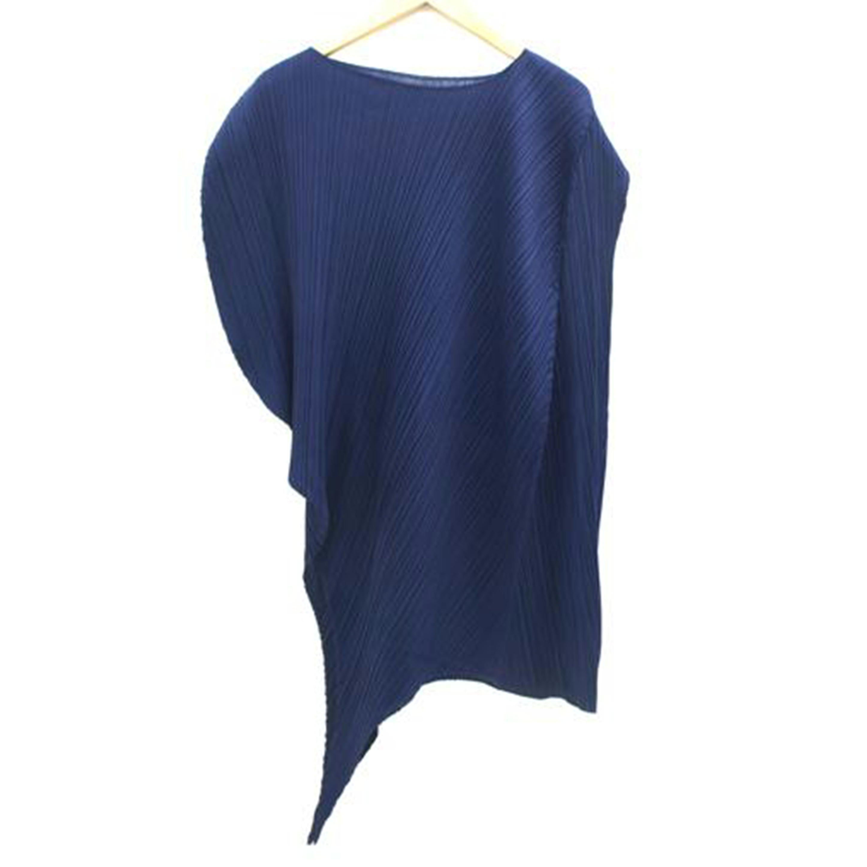 PLEATS PLEASE プリーツプリーズ/PLEATS PLEASE イッセイミヤケ アシンメトリー カットソー NV//Bランク/78