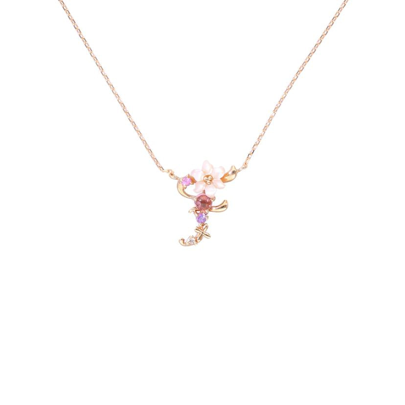 Samantha Tiara サマンサティアラ/ST/K18PGネックレス/BOX/1.3//Aランク/75