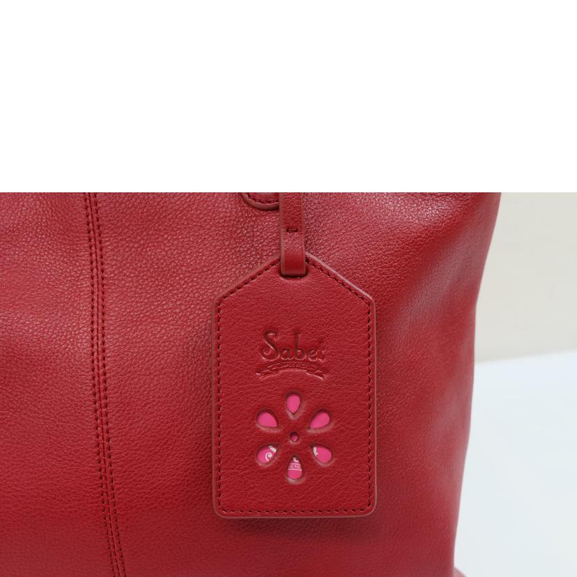 Sabet サベット/レザートートバッグ 赤/-//-/ABランク/71
