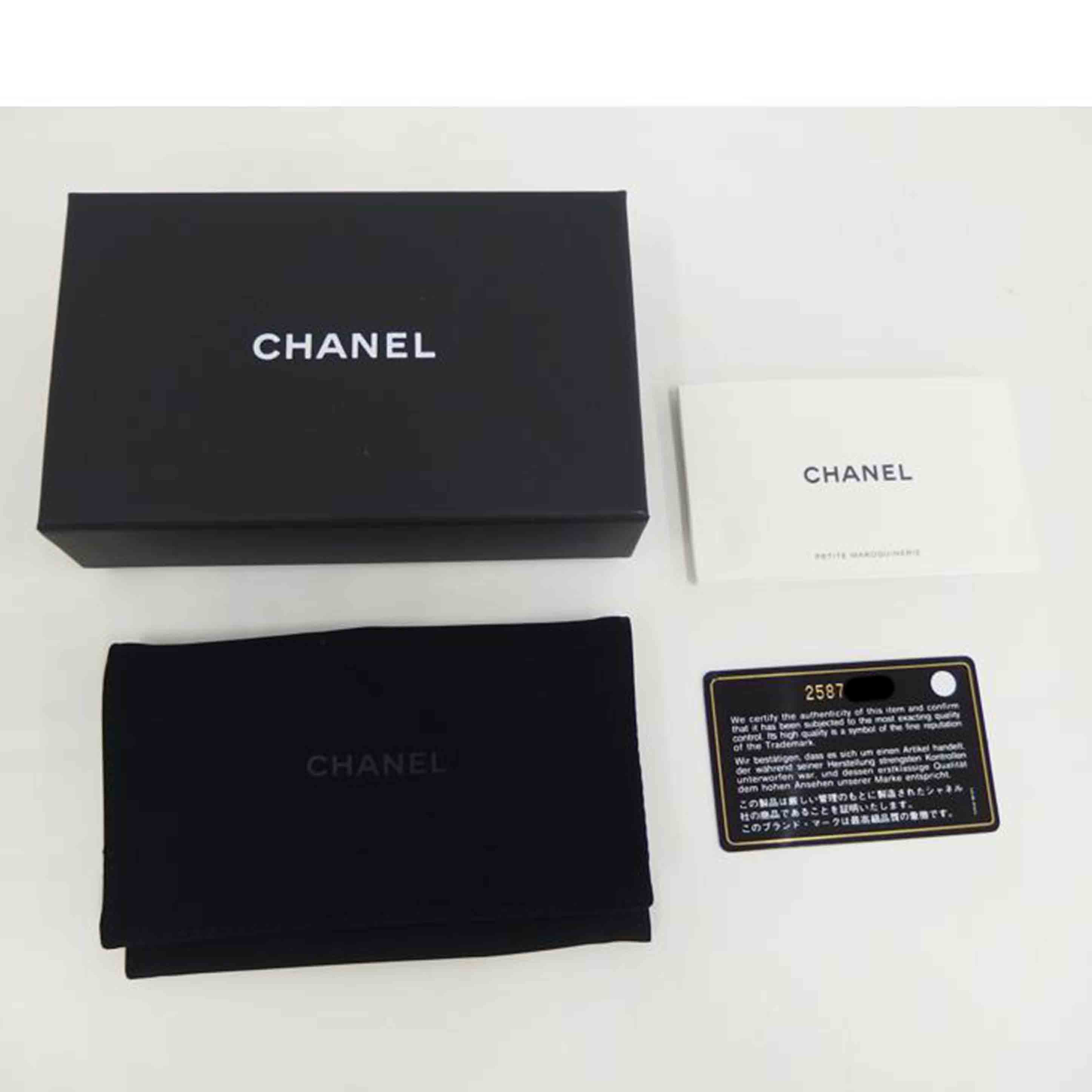 CHANEL シャネル/Vスティッチカードケース//258*****/Aランク/82