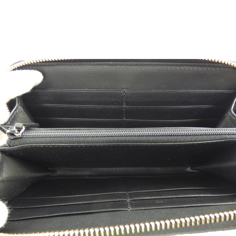 GUCCI グッチ/マアイクロシマレザーラウンドファスナー長財布/449391//534***/Aランク/64