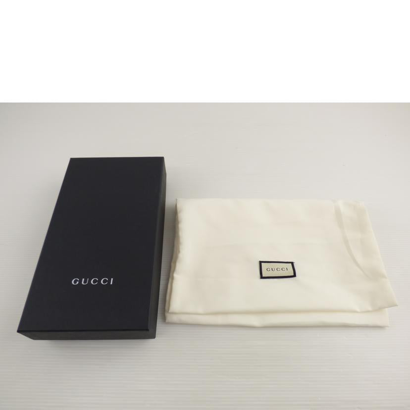 GUCCI グッチ/マアイクロシマレザーラウンドファスナー長財布/449391//534***/Aランク/64