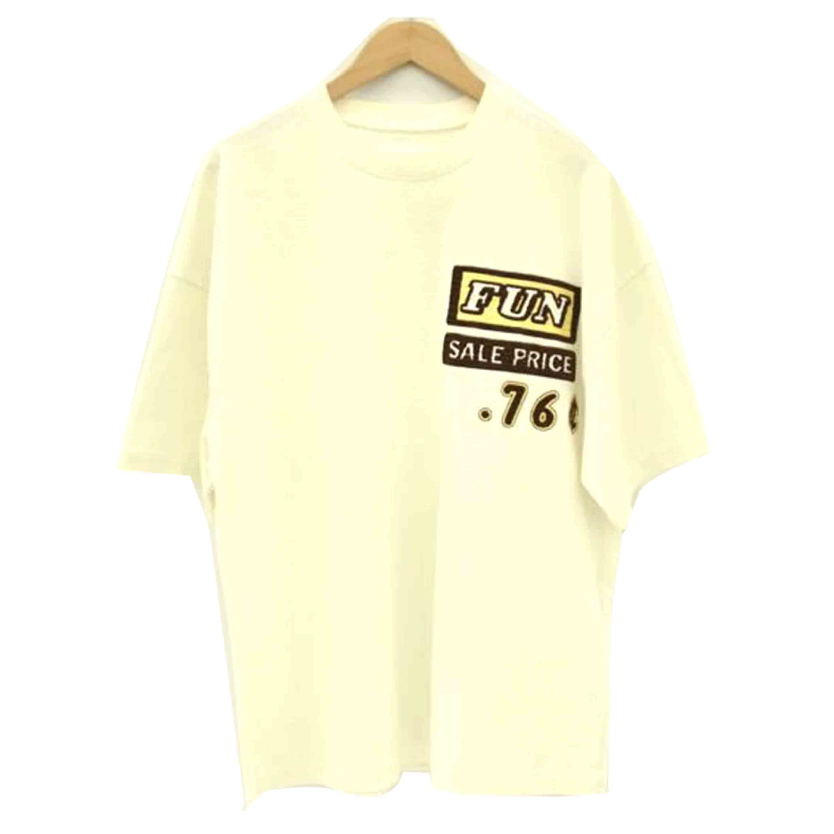 JIL SANDER ジルサンダー/FUN STLE PRICE Tシャツ (ホワイト)//ABランク/75