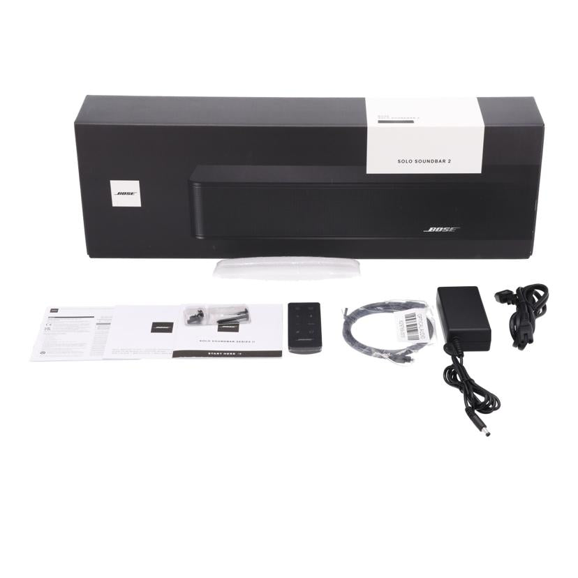 BOSE ボーズ/サウンドバー/Solo Soundbar Series 2 //085092J50800339AE/Aランク/75