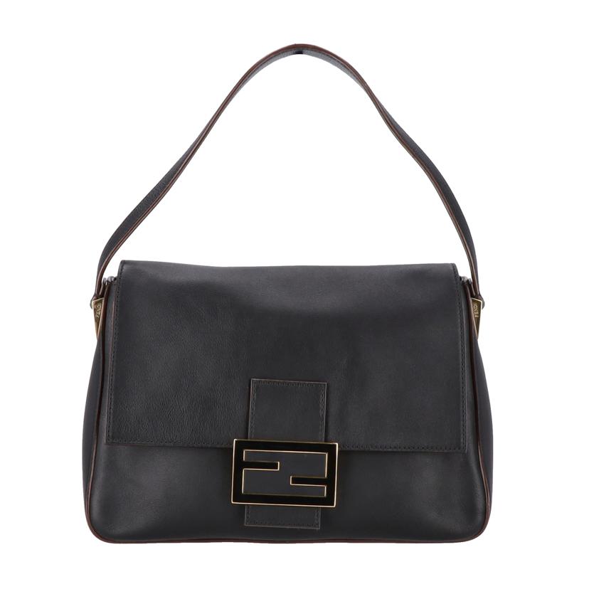 FENDI フェンディ/レザービッグマンマバケット/ブラック系/8BR638-D16//129*****/Aランク/77