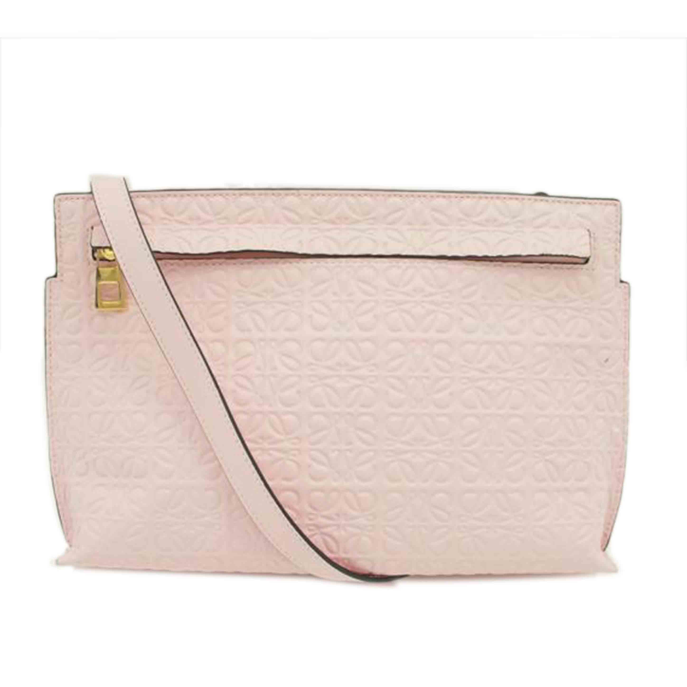 LOEWE ロエベ/LOEWE リピートアナグラムショルダー/ピンク//Aランク/75