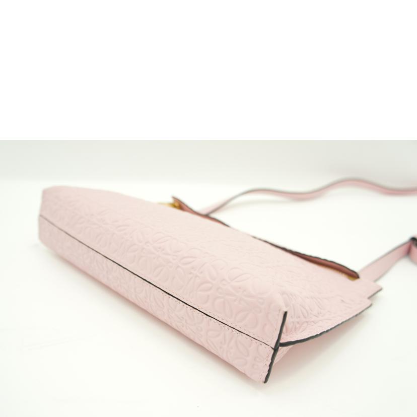 LOEWE ロエベ/LOEWE リピートアナグラムショルダー/ピンク//Aランク/75