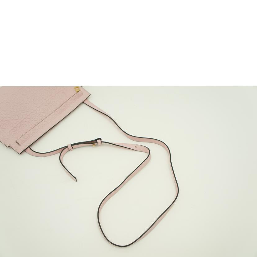 LOEWE ロエベ/LOEWE リピートアナグラムショルダー/ピンク//Aランク/75