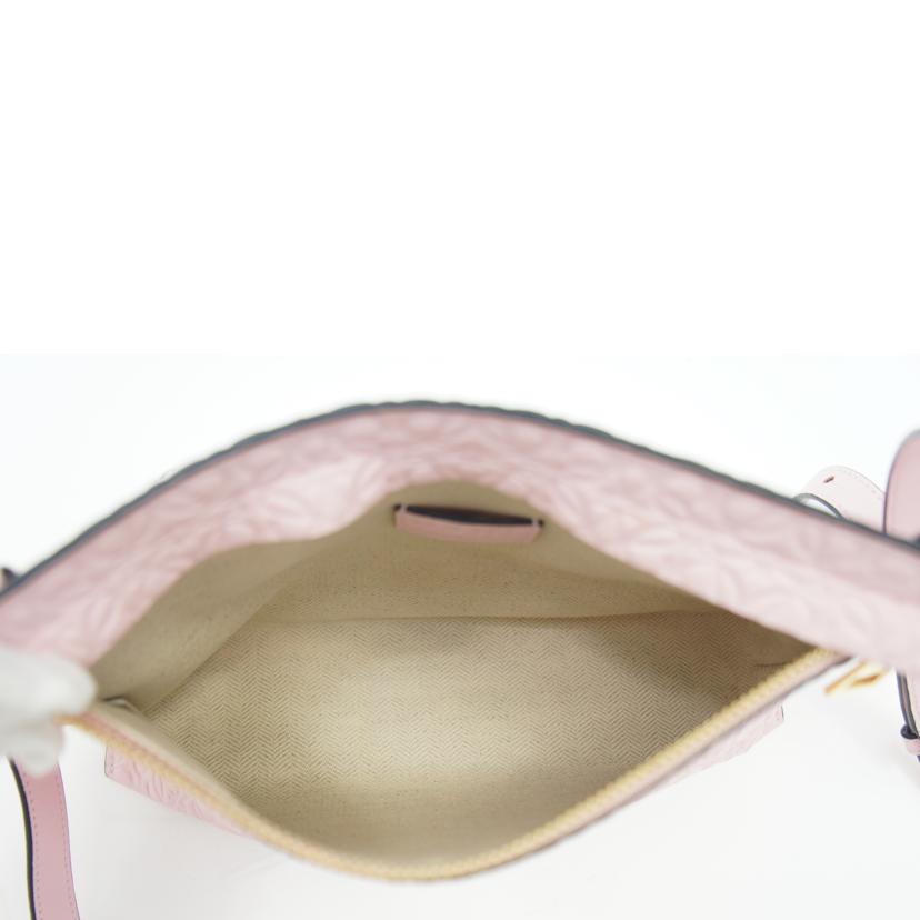 LOEWE ロエベ/LOEWE リピートアナグラムショルダー/ピンク//Aランク/75