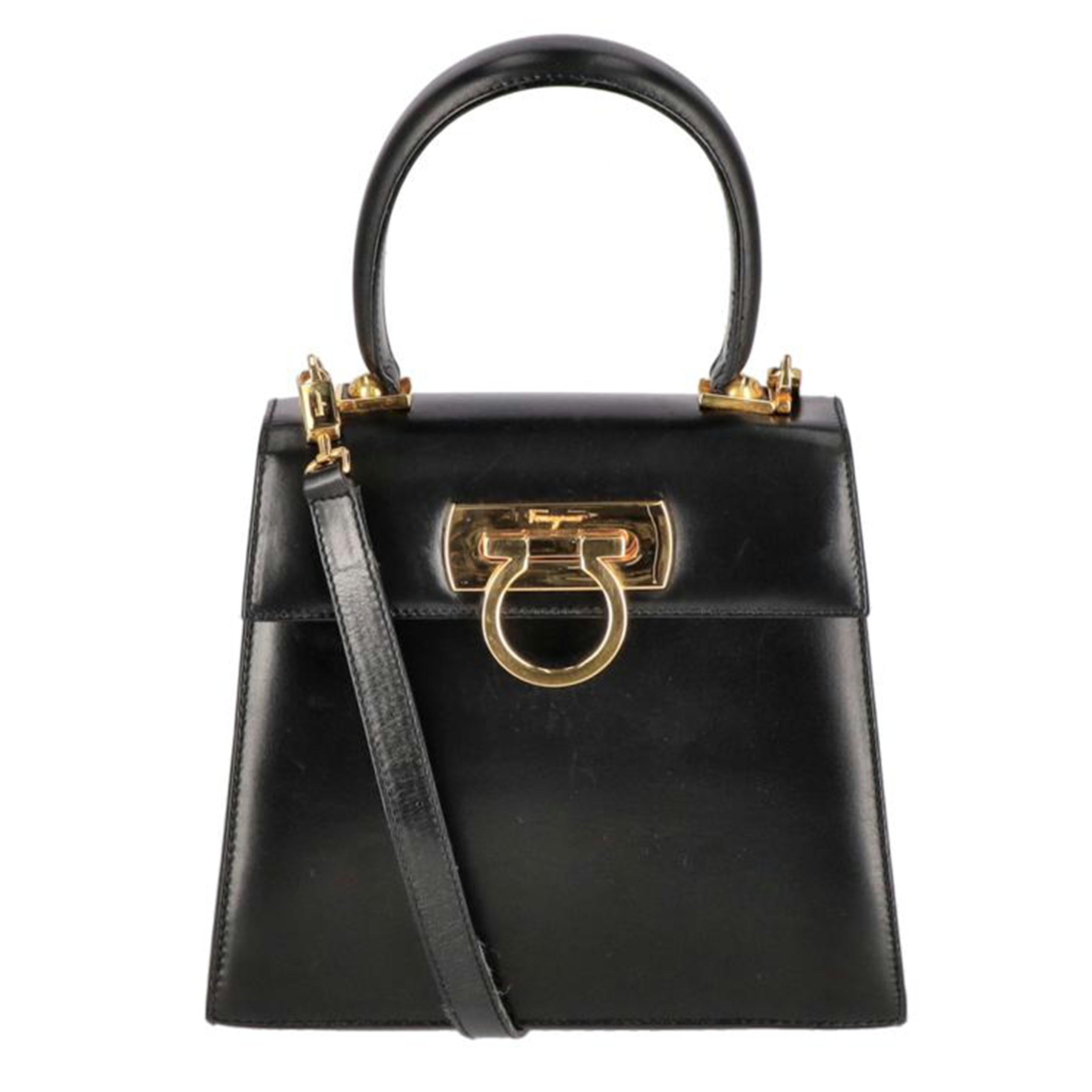 Salvatore Ferragamo サルバトーレフェラガモ/ガンチーニ2wayショルダーバッグ/AQ-212193//ABランク/09