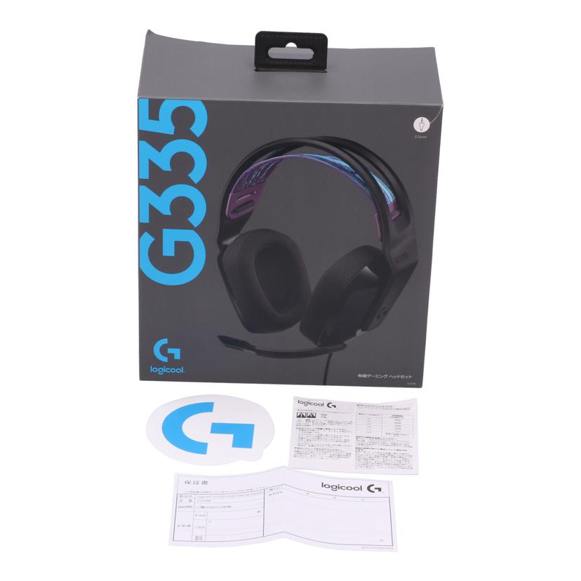 Logicool ロジクール/ヘドセット/G335BK//2203mh004gm9/Bランク/71