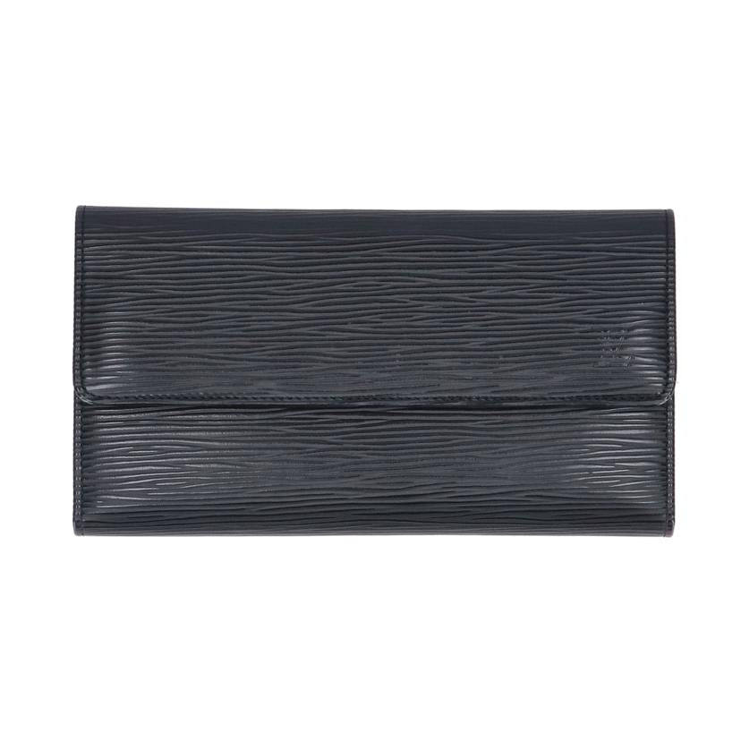 LV ルイヴィトン/ポルトトレゾールインターナショナル/エピ ノワール/M63382//SR0***/ABランク/75