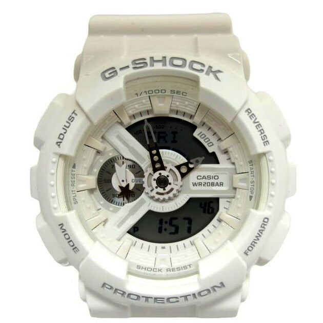 CASIO カシオ /G-SHOCKデジアナウォッチ/クォーツ/ホワイト/GA-110LE//ABランク/04