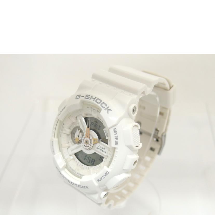 CASIO カシオ /G-SHOCKデジアナウォッチ/クォーツ/ホワイト/GA-110LE//ABランク/04