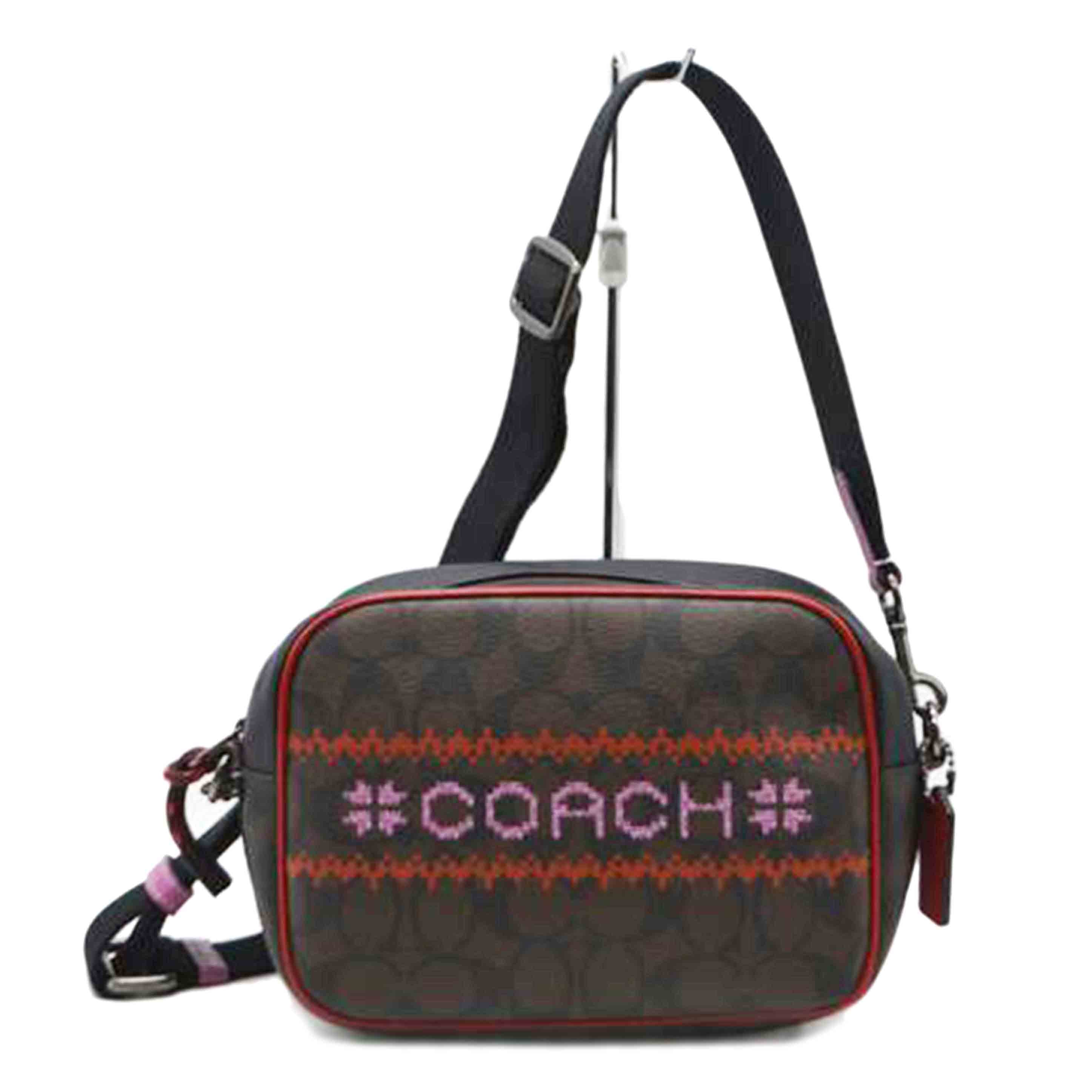 COACH コーチ/シグネチャーフェアアイルマルチレザーショルダー/C1541//H20**/Aランク/89