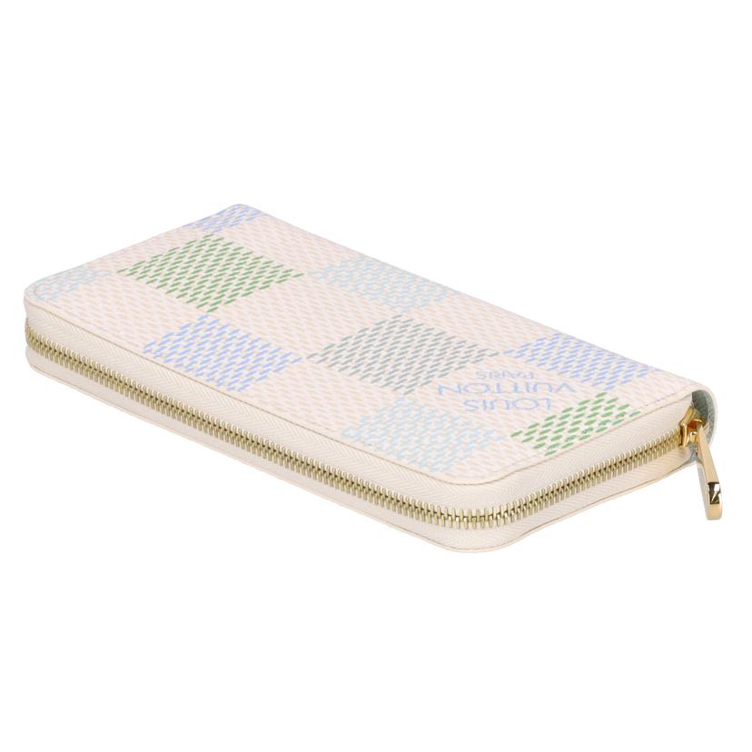 LV ルイヴィトン/ジッピー・ウォレット/ダミエリシャス/ピスタチオグリーン/N40748//RFI*/Sランク/75