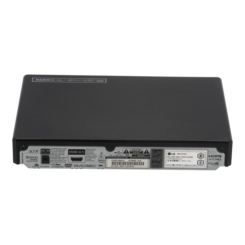 LG Electronics LG電子 /BDプレーヤー/BP250//610HZPJ280512/Bランク/09