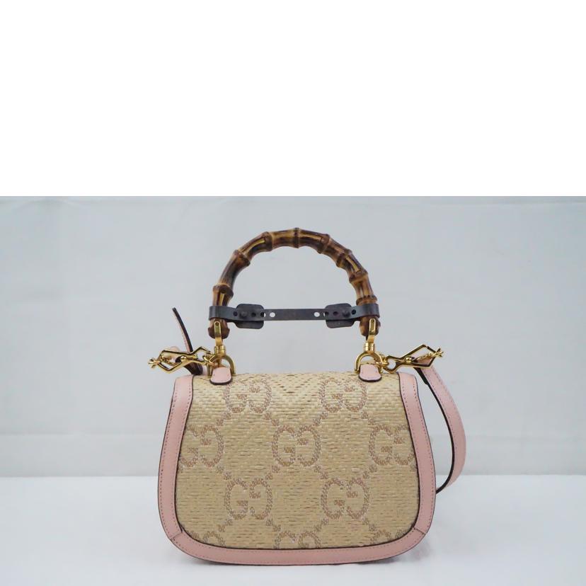 GUCCI グッチ/ジャンボGGスモールトップハンドル/675797//213***/SAランク/67