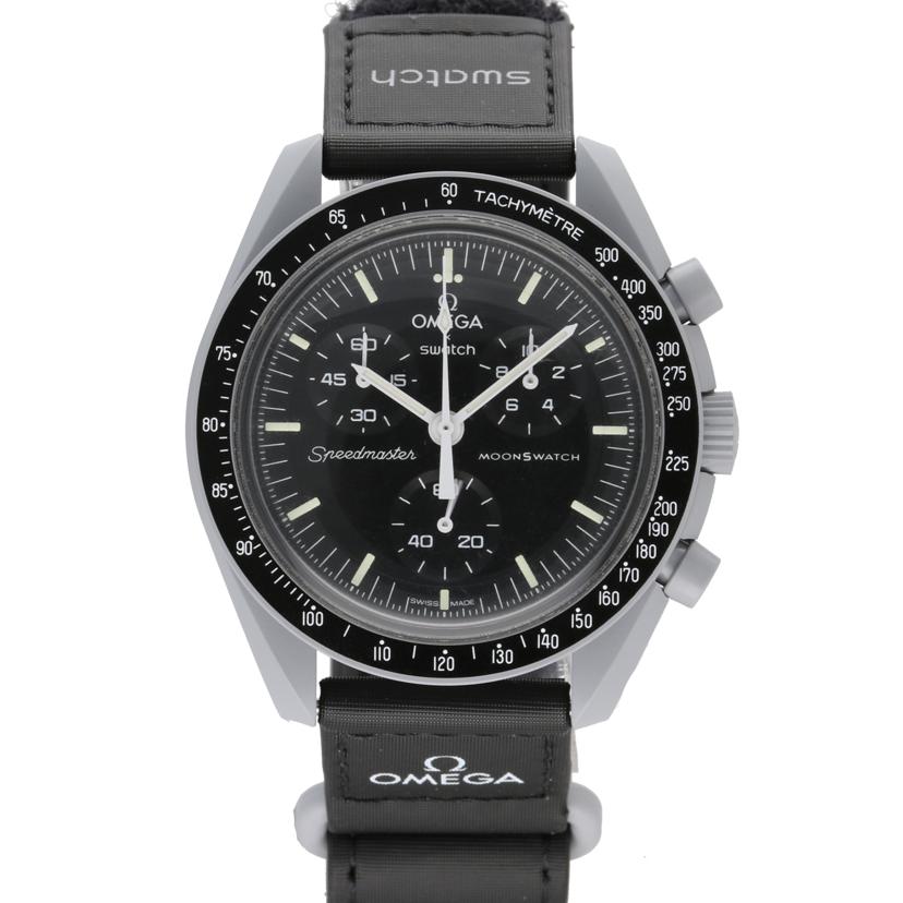 OMEGA×swatch オメガ×スウォッチ/ムーンスウォッチ/MISSION TO THE MOON/クオーツ/SO33M100//Aランク/84