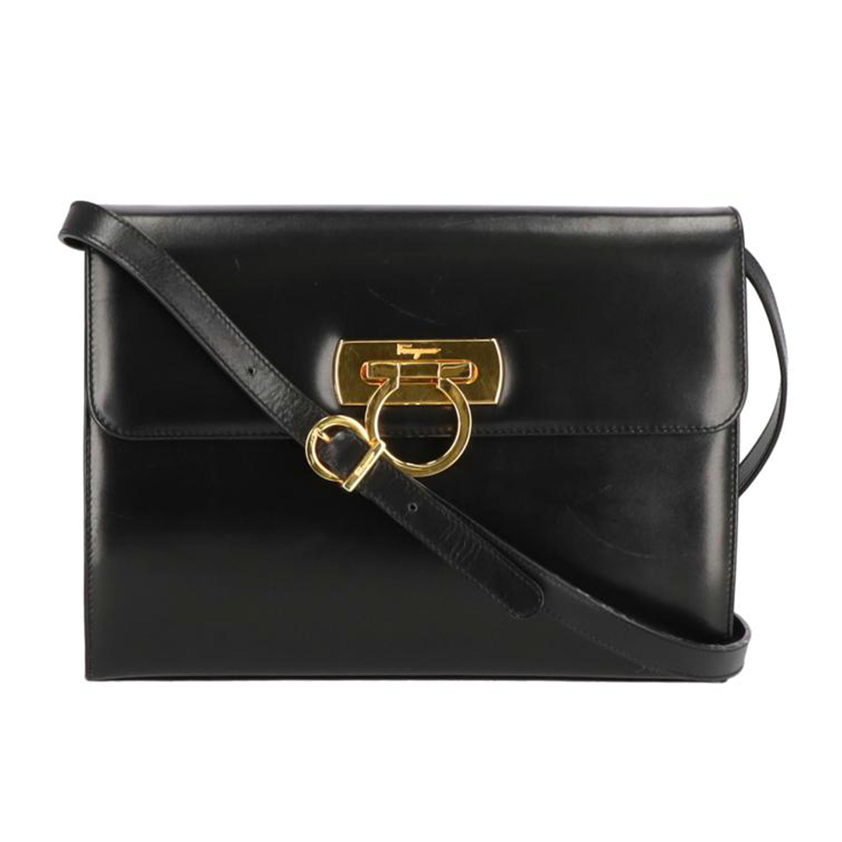 Salvatore Ferragamo サルバトーレフェラガモ/ガンチーニショルダーバッグ/E215722//ABランク/09