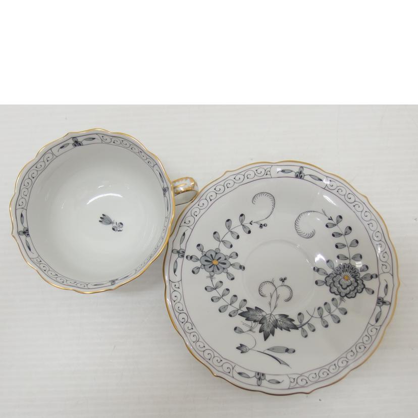 Meissen マイセン/ティーカップソーサー/インドの華//00623/Aランク/88