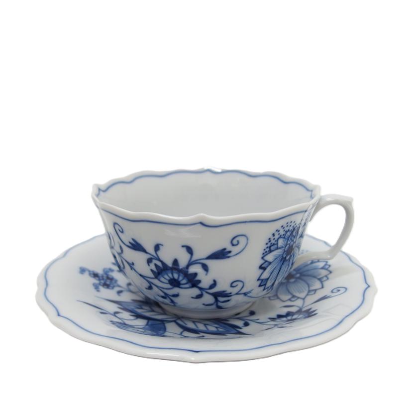 Meissen マイセン/ティーカップ&ソーサー①/ブルーオニオン//613/Aランク/88