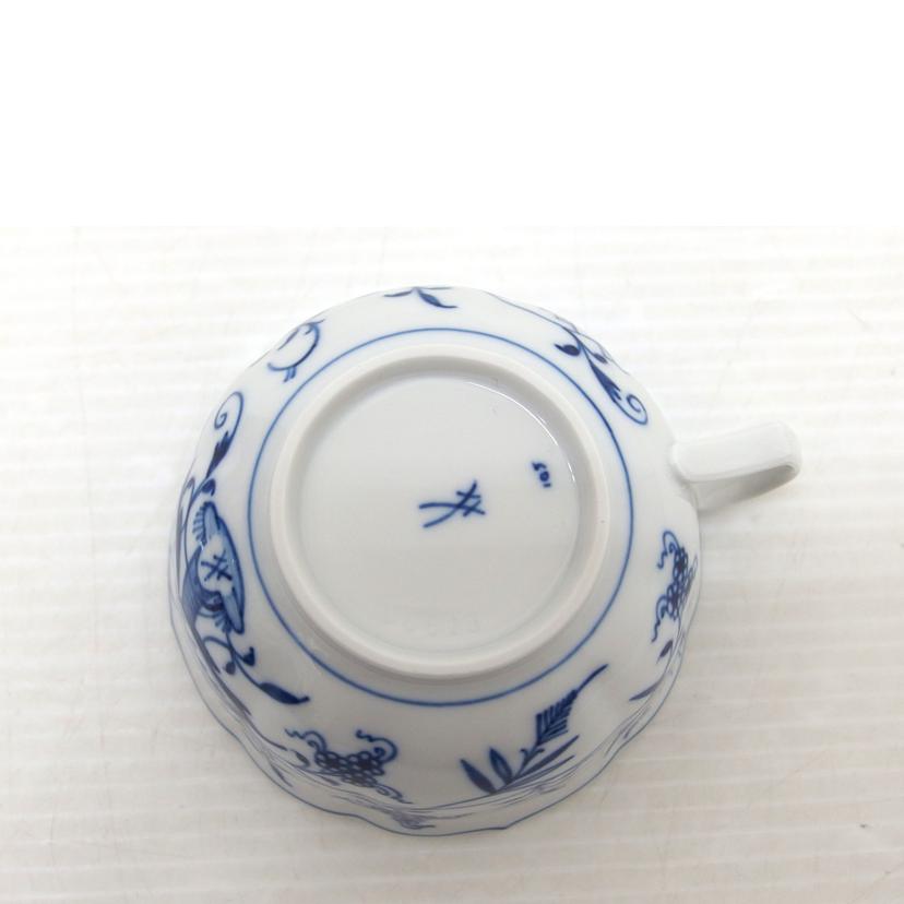 Meissen マイセン/ティーカップ&ソーサー①/ブルーオニオン//613/Aランク/88