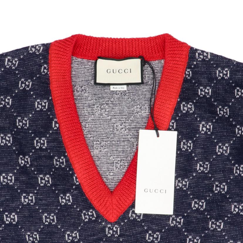 GUCCI グッチ/GG柄ウール×アルパカ/Vネックワンピース/543428-X9Z76//サイズ:S/SAランク/91