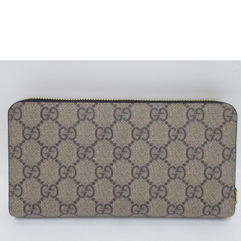 GUCCI/ラウンドファスナー長財布/GGスプリーム/456117//201*/SAランク/63