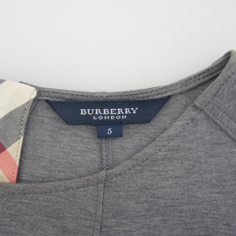 BURBERRY バーバリー/七分袖ワンピース/GRY/FA184-587-07//Bランク/94