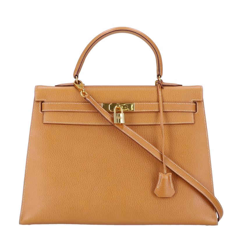 HERMES エルメス/ケリー35/ゴールド//〇Z/ABランク/91