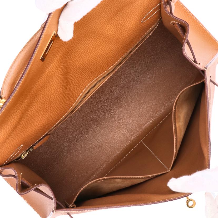 HERMES エルメス/ケリー35/ゴールド//〇Z/ABランク/91