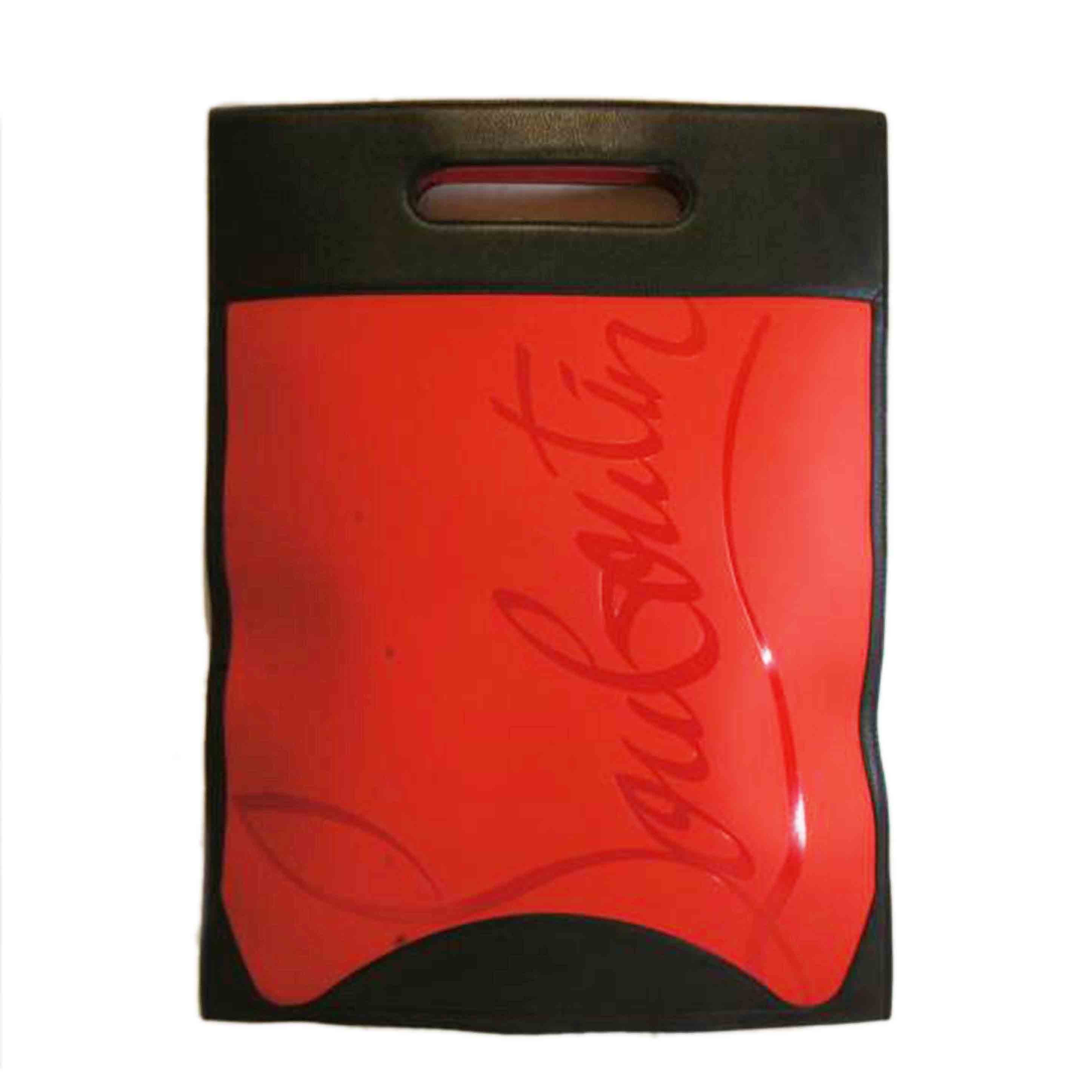 C.Louboutin クリスチャンルブタン/折りたたみクラッチバッグハンド/レザーラバー//Aランク/92