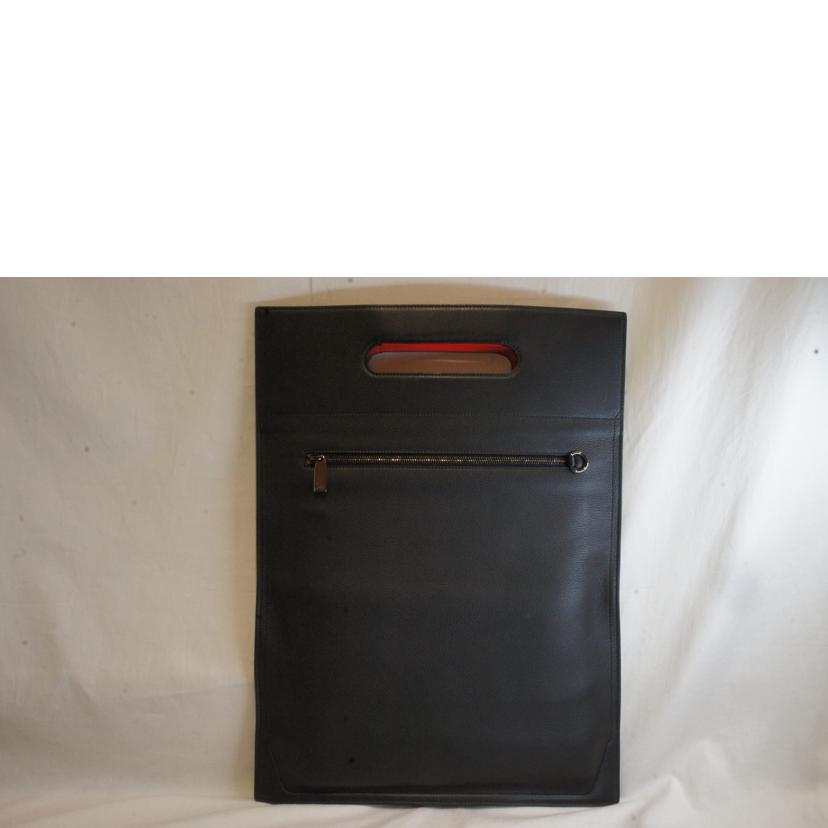 C.Louboutin クリスチャンルブタン/折りたたみクラッチバッグハンド/レザーラバー//Aランク/92