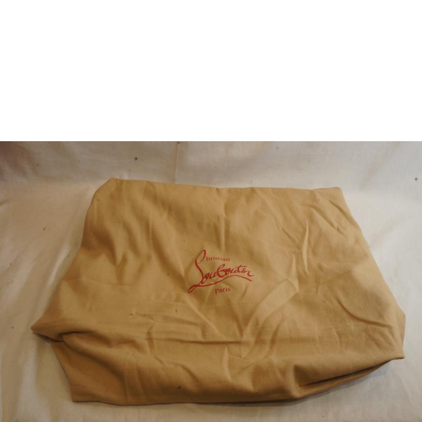 C.Louboutin クリスチャンルブタン/折りたたみクラッチバッグハンド/レザーラバー//Aランク/92