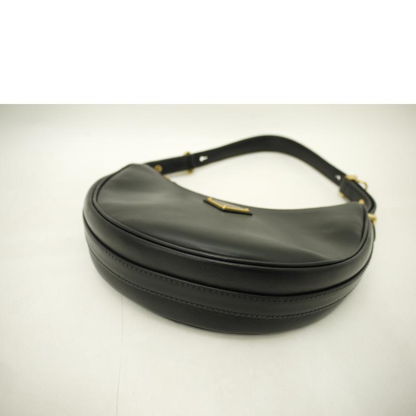 PRADA プラダ/アーケレザー2wayショルダー/ブラック//272**/Aランク/69